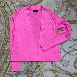 Banana Republic 100% merino wool pink cropped sweater size s